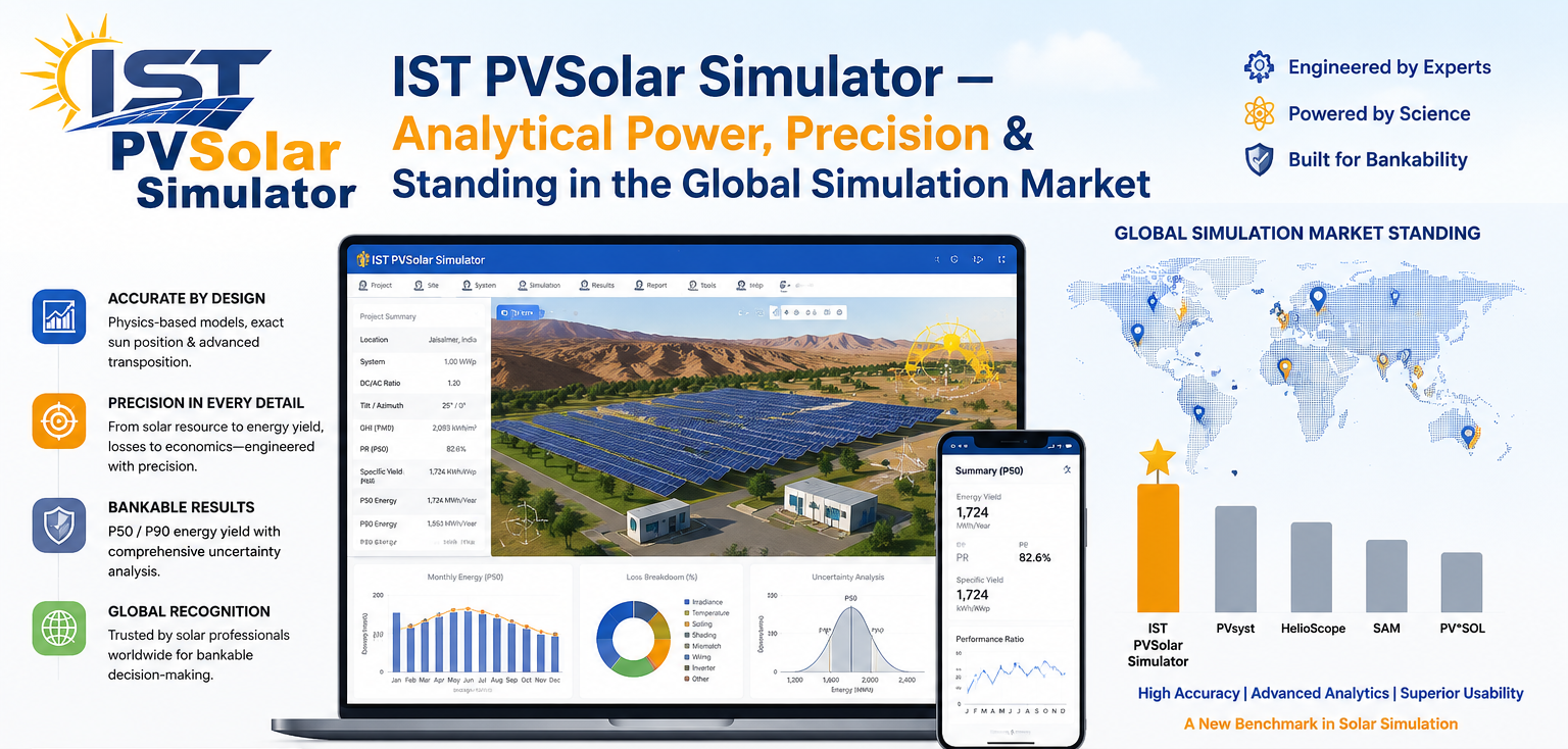 IST PVSolar Simulator Analytical Power Precision