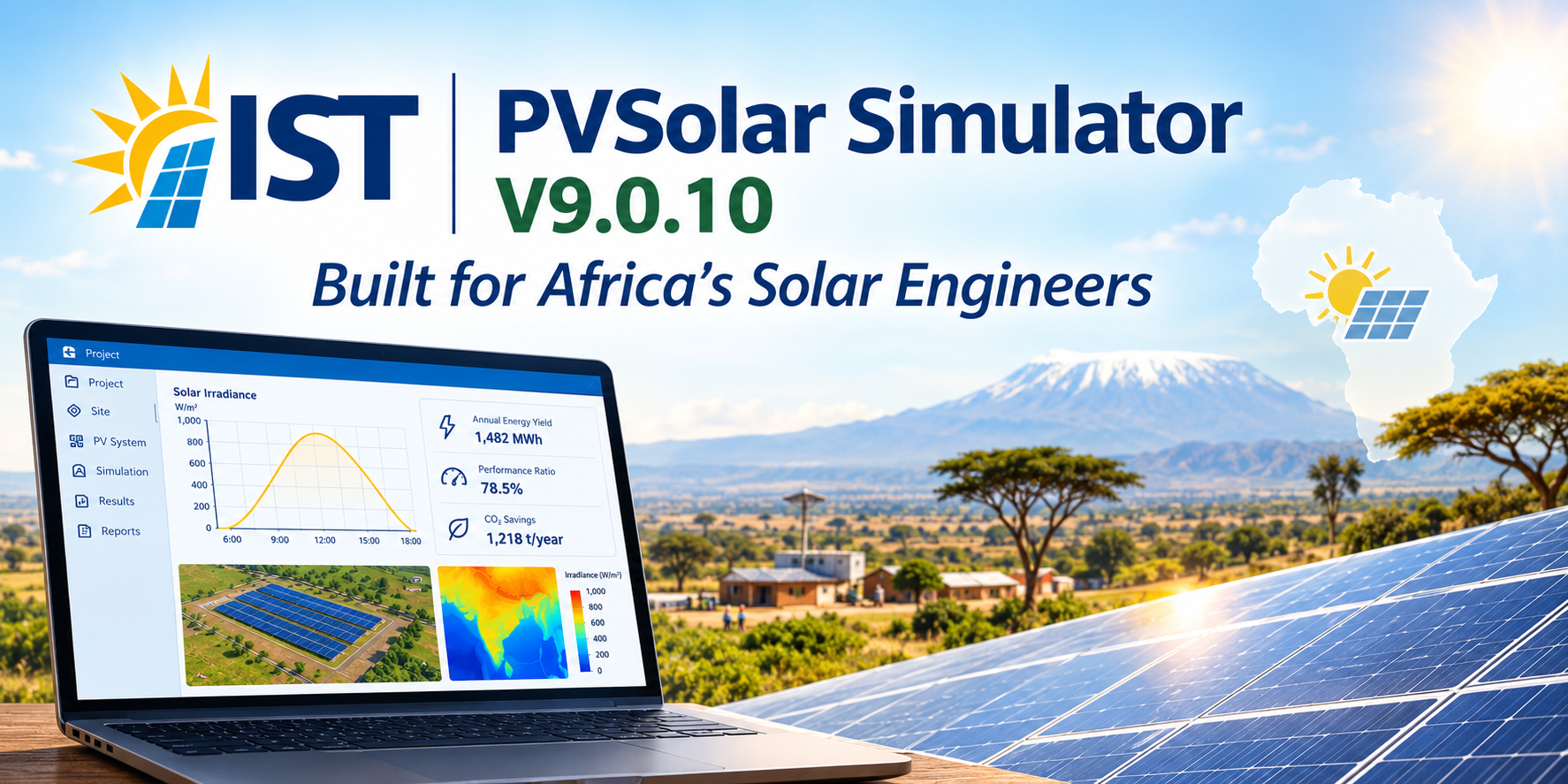 IST PVSolar Simulator V9.0.10: Built for Africa's Solar Engineers
