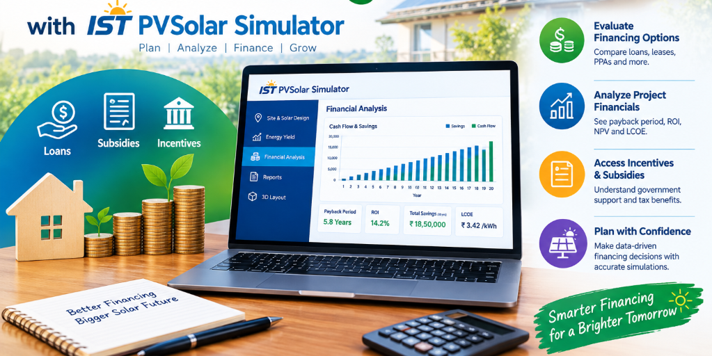 Understanding Solar Financing with IST PVSolar Simulator